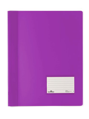 Professional DURALUX folder with translucent coloured covers and a transparent inner pocket for storing unpunched files. The plastic-coated stapling mechanism with end caps makes inserting documents a breeze and keeps them secure.Includes an insert channel for suspension rails (product #1531) and a labelling window for easy organisation. Environmentally friendly in accordance with ISO 14021: 100% recyclableDimensions: 280 x 330 mm (W x H)Extra wide A4 format suitable for punched pockets
