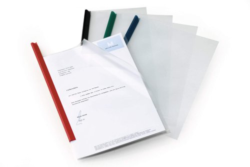 Durable Premium Clear PP Report Covers - 10 Pack - A4 Transparent