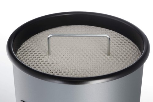 Durable Round Ashtray Bin 17L Black