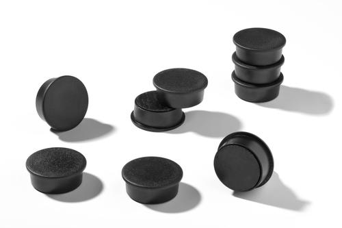 Durable Magnets 37 mm 1000p Black Pack of 20