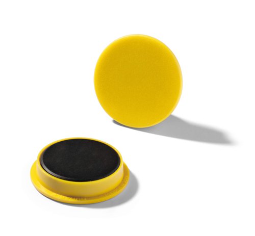 Durable Magnets 37mm Yellow 475504 [Box 20]