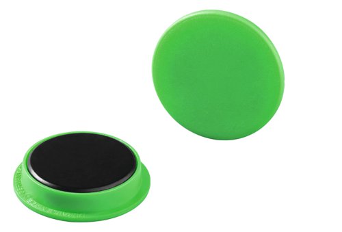 Durable Magnets 37mm Green 4755/05 [Box 20]