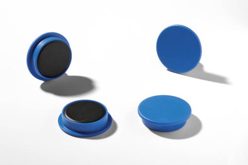 Durable Magnets 37mm Blue 475506 [Box 20]