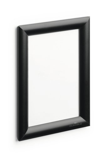 Durable Aluminium Snap Frame A5 Black - 479501