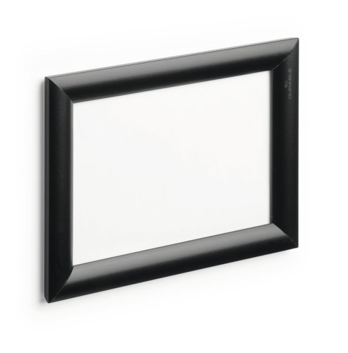 Durable Aluminium Snap Frame A5 Black - 479501