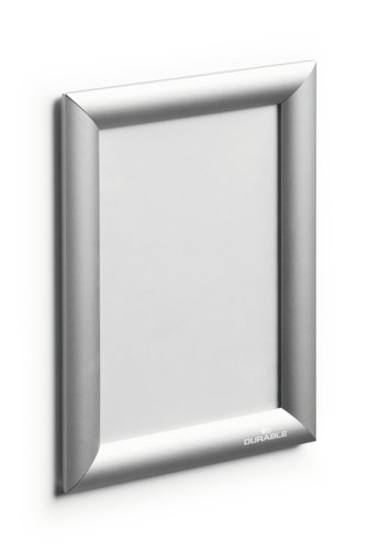 Durable Aluminium Snap Frame A5 Silver - 479523