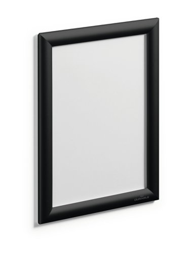 Durable Aluminium Snap Frame A4 Black - 479601