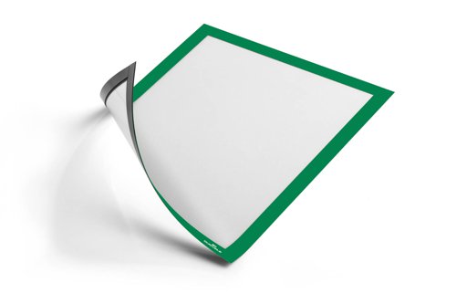 Durable DURAFRAME Magnetic Frame Sign & Document Holder A4 Green (Pack 5) - 486905