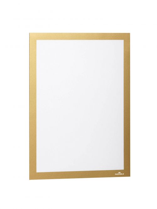 Durable DURAFRAME® Self-Adhesive A4 Gold - Pack of 2