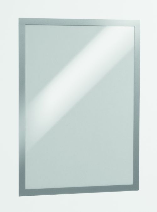 Durable DURAFRAME Self-Adhesive A3 Silver (Pack 2) - 487323