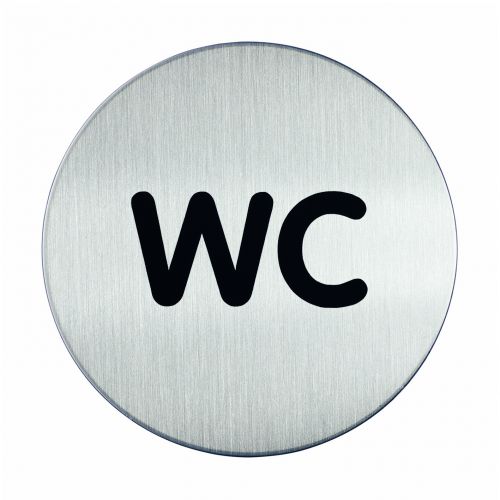 Durable PICTOGRAM WC 83mm - Pack of 5