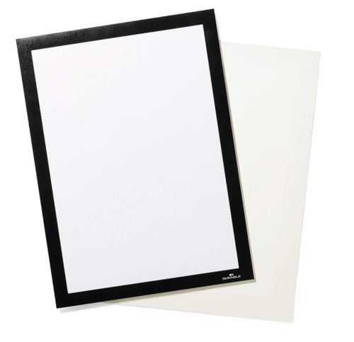 Durable DURAFRAME GRIP Fabric Adhesive Magnetic Signage Frame - A4 - Black