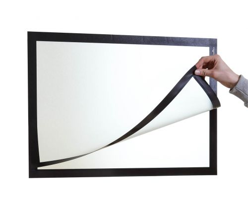 Durable DURAFRAME A2 Self Adhesive Magnetic Seal Poster Frame Black 499501