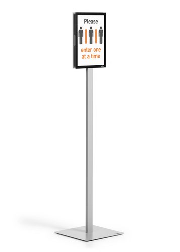 Durable Information Sign Floor Stand A4 501257 - DB73032