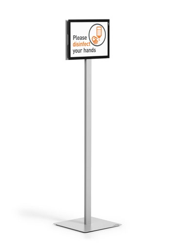 Durable Information Sign Floor Stand A4 501257 Durable (UK) Ltd