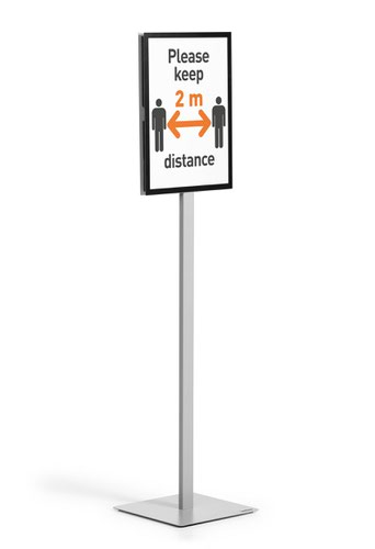 Durable Info Floor Stand Basic A3 - Pack of 1