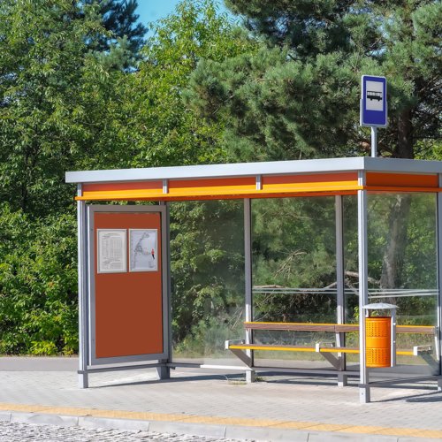 Durable Outdoor Snap Frame Weatherproof Poster Holder Notice Board - A3 Silver