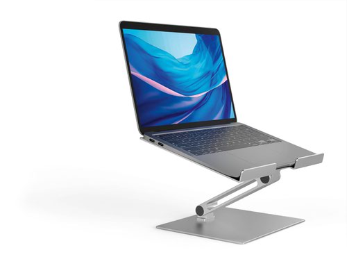 Durable Laptop Stand RISE Aluminium Ergonomic & Adjustable Non-Slip Stand for Laptops & Tablets up to 17 inch - 505023  26592DR