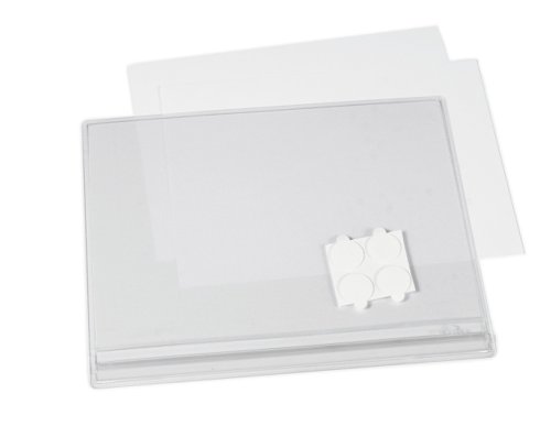 Durable Water Resistant UV Anti-Reflective Adhesive Pockets - 5 Pack - A5 Clear