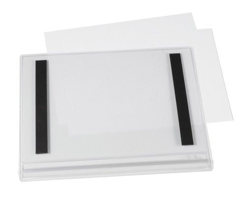 Durable Water Resistant UV Anti-Reflective Magnetic Pockets - 5 Pack - A5 Clear