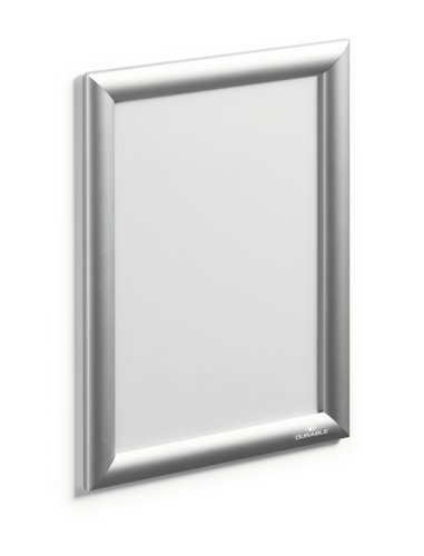 Durable Outdoor Snap Frame Weatherproof Poster Holder Notice Board - A4 Silver