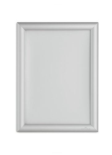 Durable Outdoor Snap Frame Weatherproof Poster Holder Notice Board - A4 Silver