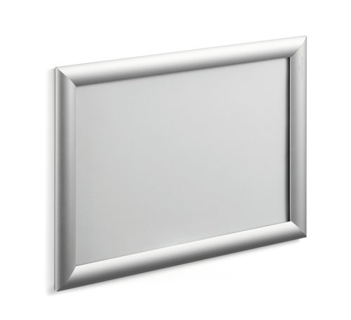 Durable Outdoor Snap Frame Weatherproof Poster Holder Notice Board - A4 Silver