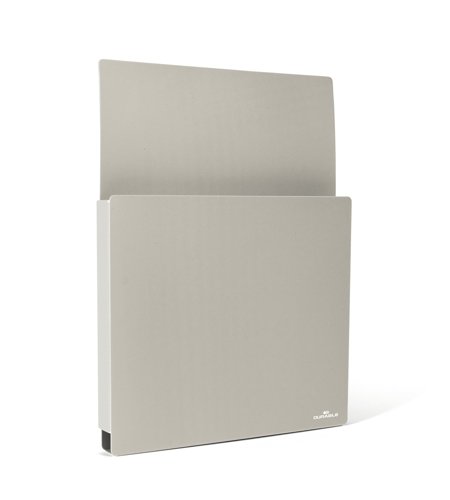 Durable Info Box Magnetic Document File Holder for Metal & Whiteboards - A4 Grey  507310