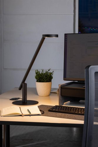 Durable EFFECT Felt Monitor Riser Stand with Ergonomic Height-Adjustable Shelf - 508158  48208DR