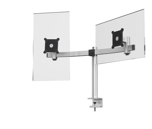 Durable Monitor Mount with Arm for 2 Screens Desk Clamp - Pack of 1  508523