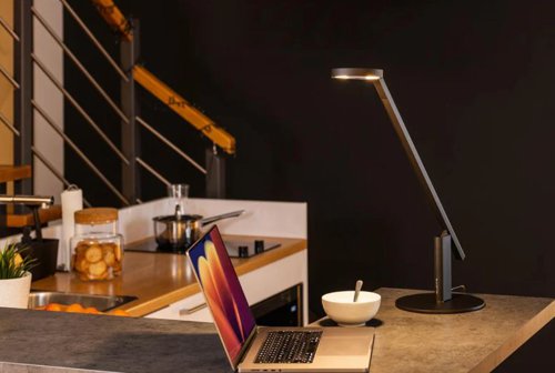 Durable LUCTRA Aluminium Table LITE 3D Gesture Control Biologically Effective Light Desk Lamp Black - 921301 Desk Lamps 56601DR