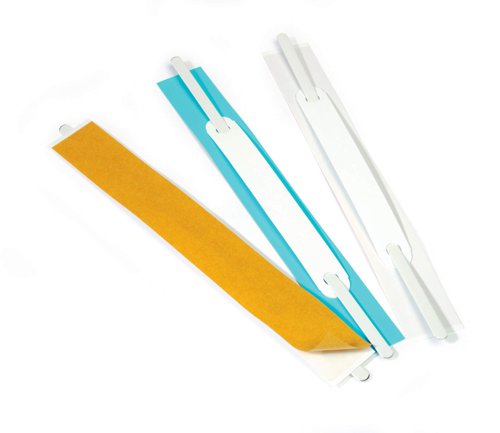 Durable Flexi Filing Strip Fastener 38x150mm White (Pack 100) - 690602  12203DR