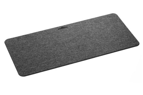 Durable Premium Soft Felt Desk Mat with Fold Out Phone Holder 70x33cm