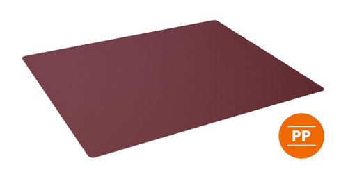 Durable Desk Mat Contoured 53x40cm Red