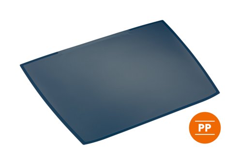 Durable ARTWORK Overlay Desk Mat with Clear Anti-Glare Cover - 5 Pack - Blue