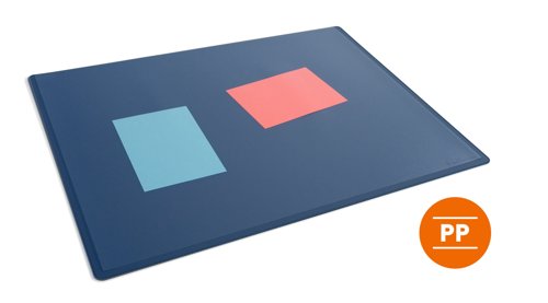 Durable Overlay Desk 65x50cm Mat Blue