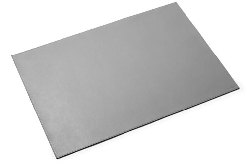 Durable Genuine Leather Non-Slip Desk Mat PC Keyboard Pad - 65x45 cm - Grey