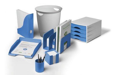 Durable ECO Letter Tray Blue