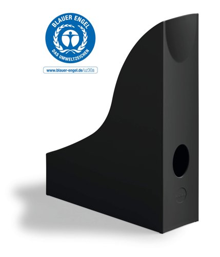 Durable ECO Magazine File Holders 80% Recycled Plastic Brochure & Catalogue Holder Black - 775701