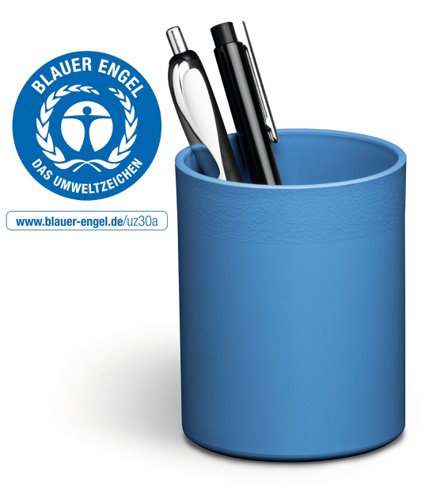 Durable ECO Desk Pen Pot & Pencil Holder 80% Recycled Plastic Blue - 775906