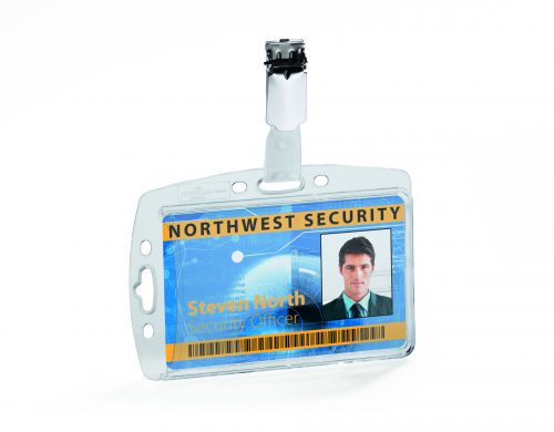 Durable Acrylic Security Pass Holder - Pack of 25