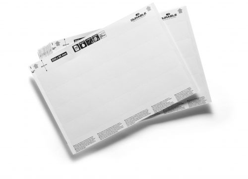Durable Label Refill 200x30mm - Pack of 80 Labels