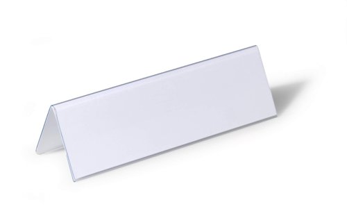 Durable Table Place Name Holder 61/122x210 mm Ref 8052 [Pack 25]