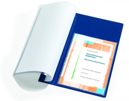 High quality A5 self-adhesive pockets which opens at the top. Use to display a title page on the front of files and folders. Also ideal for presenting loose papers on notice boards etc or for storing documents in files, folders and ring binders.
