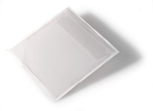 Durable POCKETFIX CD DVD Self-Adhesive Pockets Transparent (Pack 100) - 828019