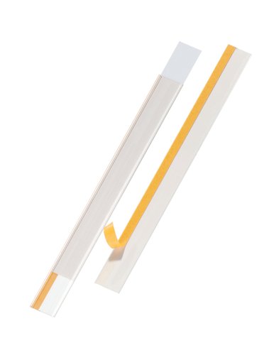 Durable SCANFIX Self-Adhesive EPOS Ticket Strip Holder - 25 Pack - 1000 x 57mm