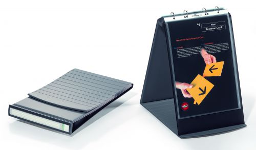 Durastar Tabletop Presenter Portrait A4 Grey 856439