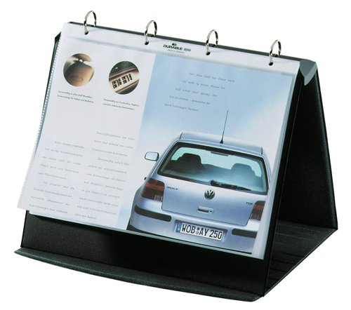 Durable DURASTAR Table Flipchart Stand A4 Landscape Format Grey - 856739