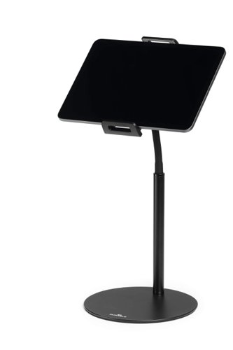 Durable TWIST 360 Gooseneck Tablet and Phone Holder Desk Stand Black - 894101 26585DR