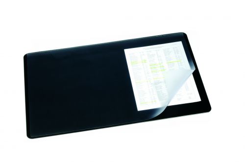 Durable Desk Mat with Overlay 40x53cm Transparent